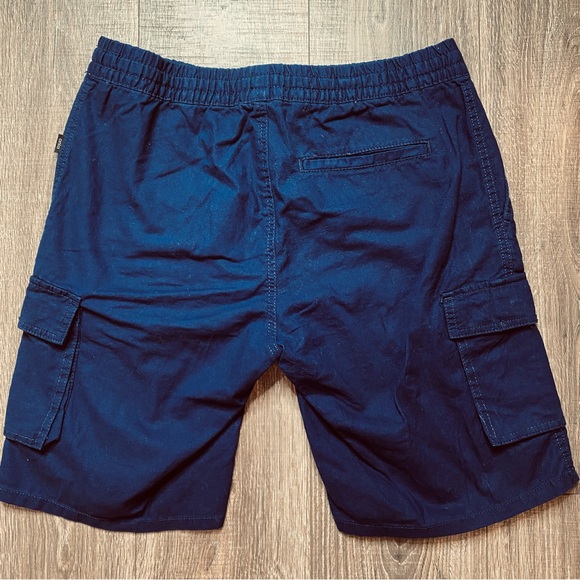 NWT Onia Tom linen blend cargo shorts, navy blue, size M - Picture 6 of 9